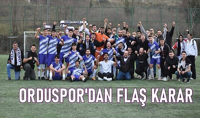 Orduspor Dan Fla Karar Mor Beyazl Lar Ma A Kacak M Spor Ordu