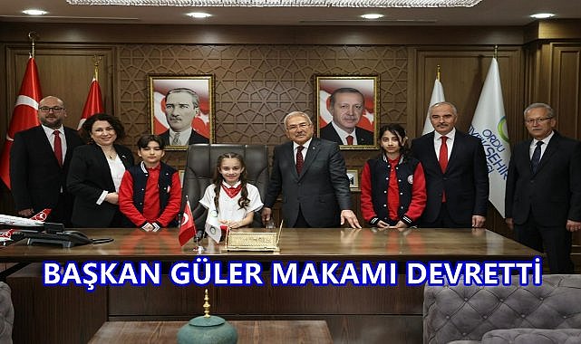 23 Nisan'da Makam Çocukların; OBB'de Güler Makamı Cemre Su Korkmaz'a Devretti