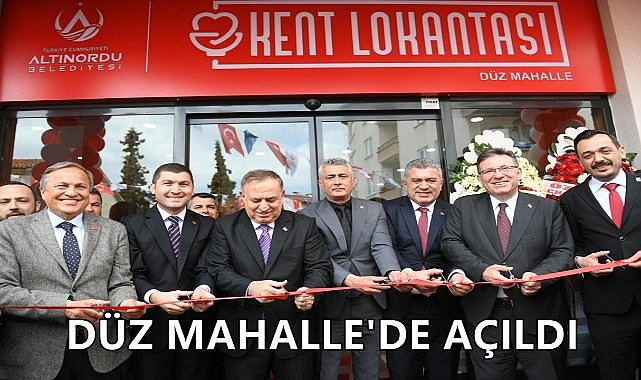 Altınordu'da İkinci Kent Lokantası Açıldı; Her Gün Bin Kişiye 75 TL'ye 4 Kap Yemek