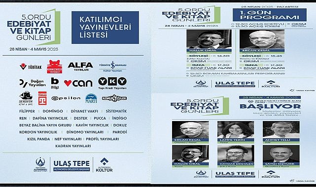 Ordu'da Edebiyat ve Kitap Günleri Başlıyor; İşte Tüm Detaylar