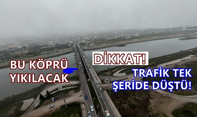Ordu'da Yıkılacak Köprü Ulaşıma Kapatıldı; Bölgede Trafik Yoğunluğu Yaşanıyor