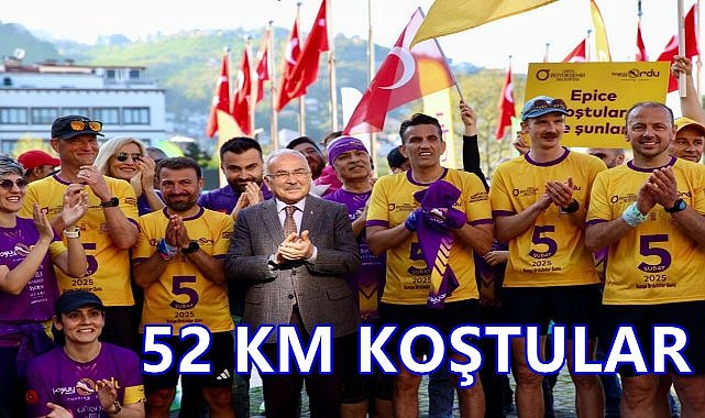 Ordulular Plakadan İlham Alıp 52 Km Koştular; Fatsa'dan Altınordu'ya!