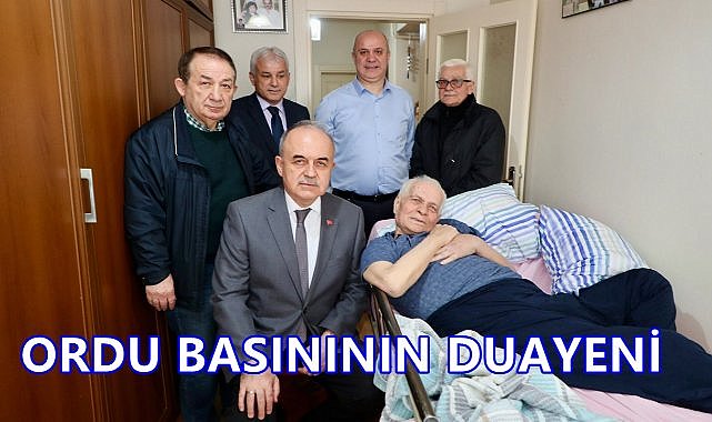 Vali Erol, Ordu Basının Duayen İsmi Orhan Gülen'i Evinde Ziyaret Etti